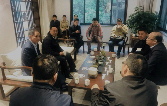 【公司動態】杭州市市委常委、副市長姚峰一行視察白沙泉并購金融街區并蒞臨天堂硅谷