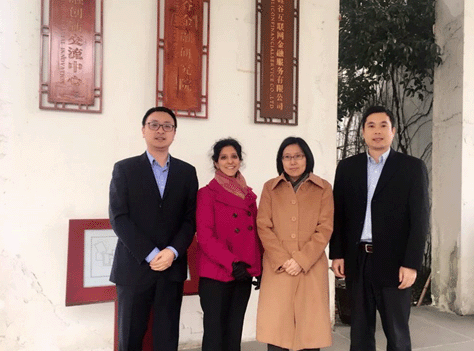 【公司動態】美國駐上??傤I事館經濟領事邵藹帝到訪天堂硅谷